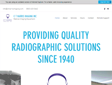 Tablet Screenshot of ctharrisimaging.com